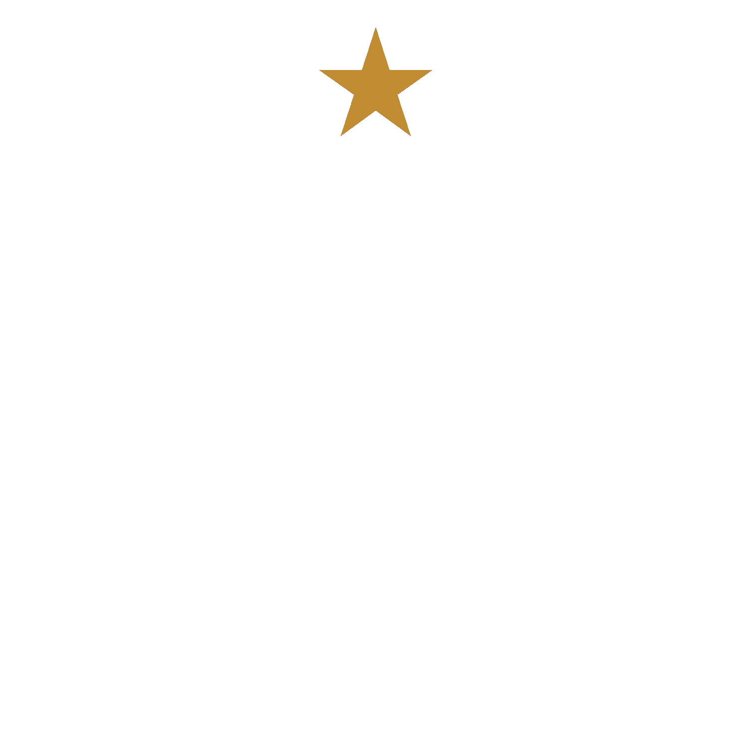 The Judge app icon showing white scales of justice in a laurel wreath with a gold star